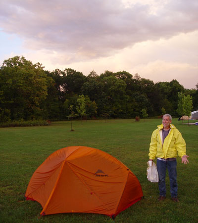 The tent's OK!