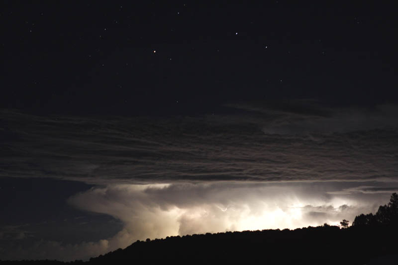 Thunderstorm at night