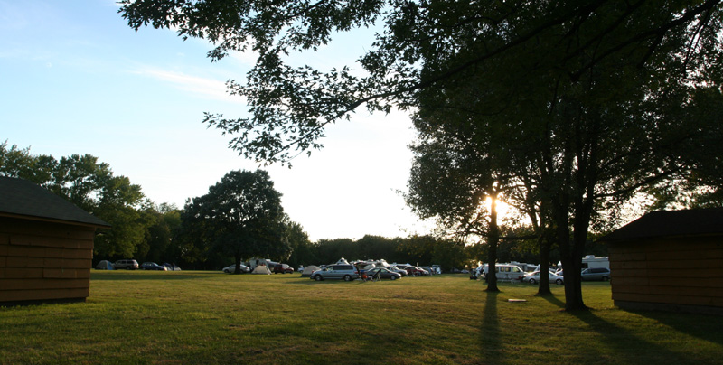 Field looking west