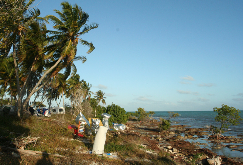 Scopes on the beach