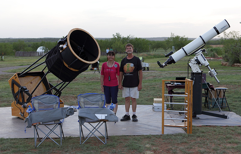 Set up at the Three Rivers Foundation site