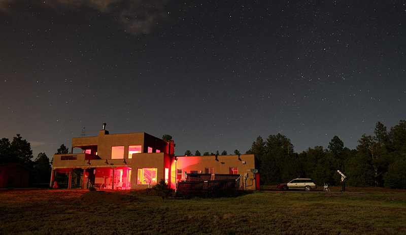 Observing in the mountains near Albuquerque