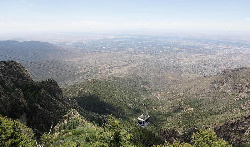 The view from Sandia Peak