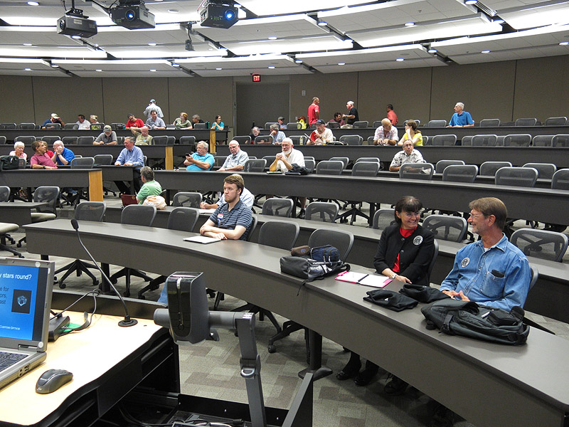 Lecture hall for talk