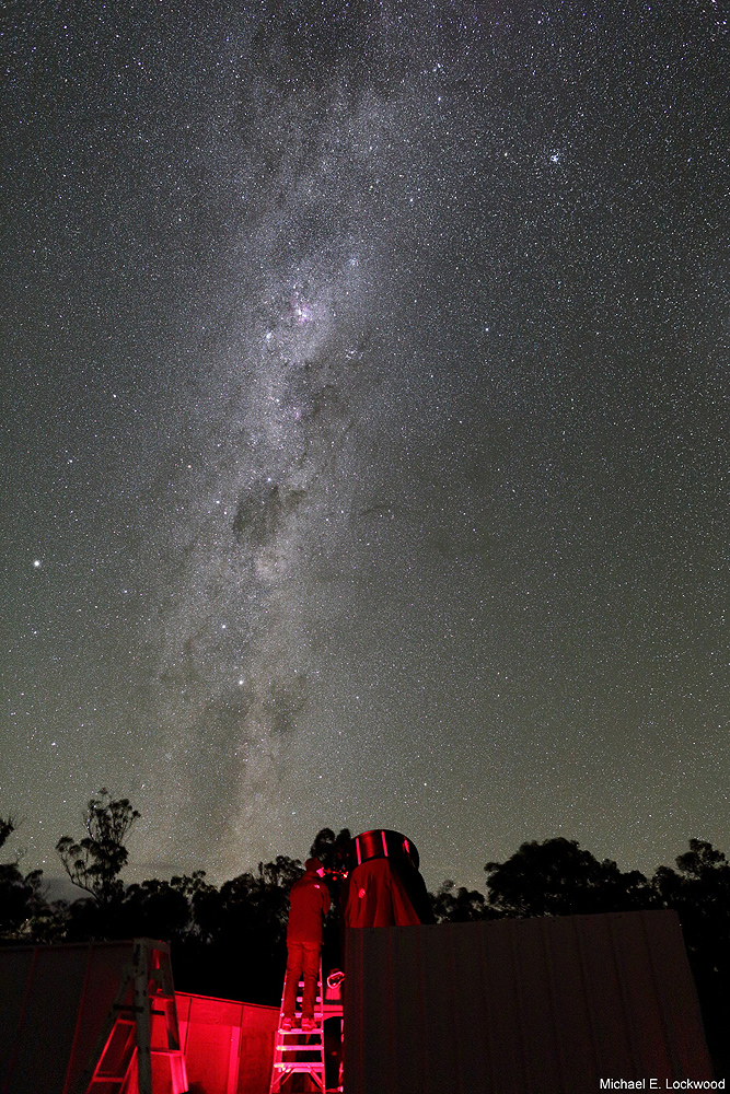 Allan, the 32", and the southern Milky Way