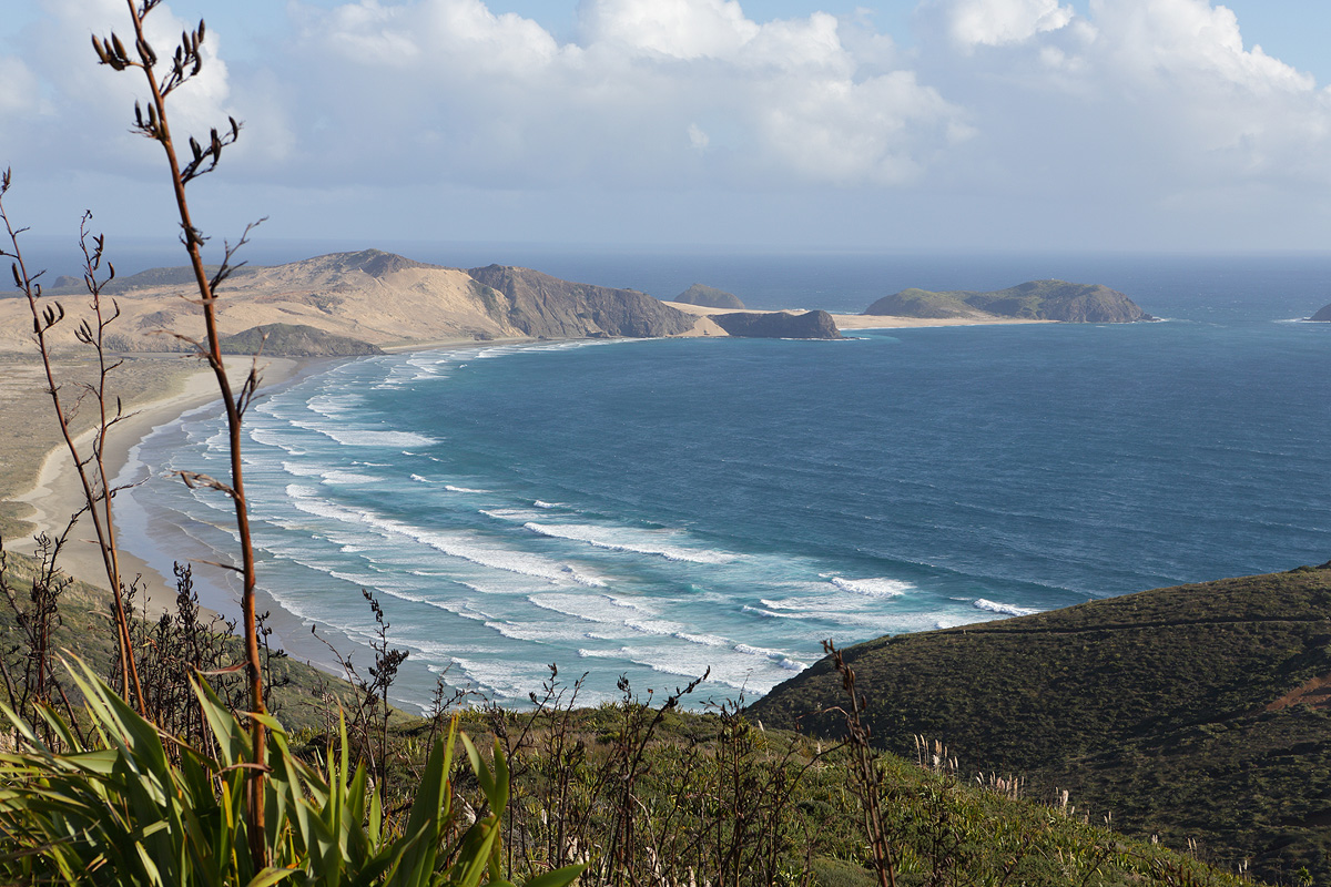 Looking southwest from Cape Reinga