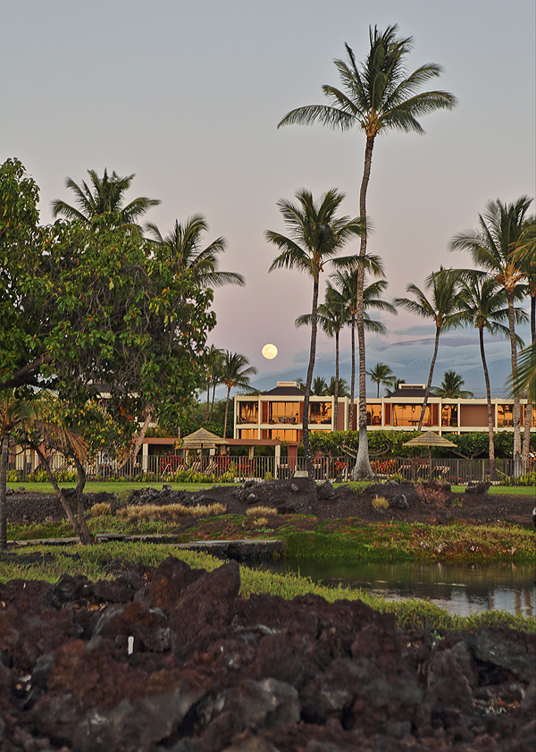 Sunset on the Kona coast