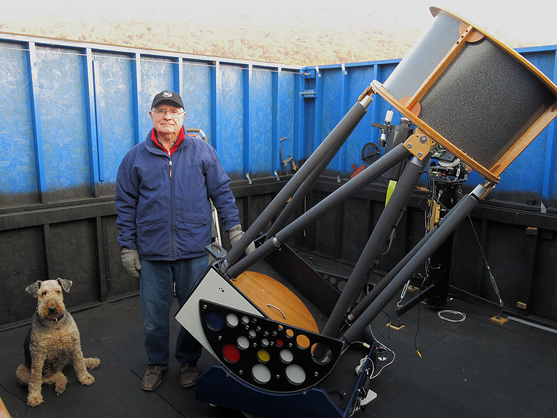 A home-built 25" f/3.2 telescope