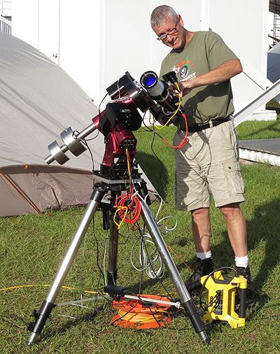 Jon Joseph solar observing