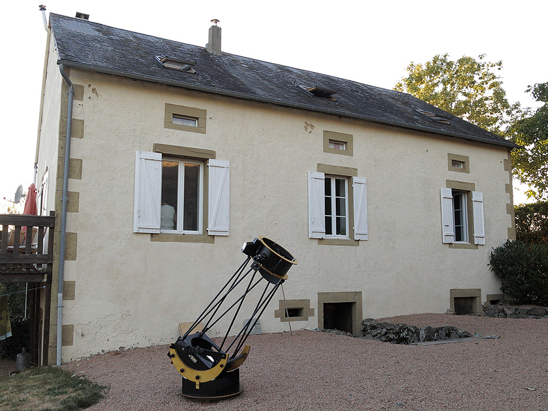 House and telescope