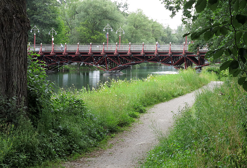 A bridge in the park