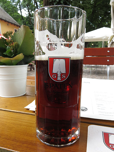 A dark Spaten in in Munich