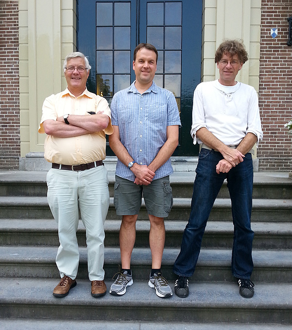 Harrie Rutten, myself, and Rik ter Horst