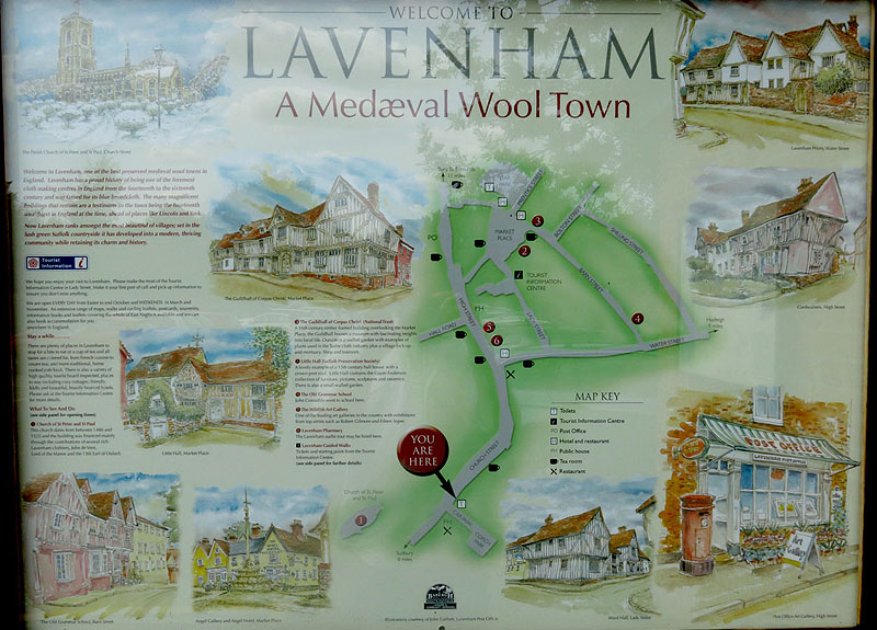 Map of Lavenham