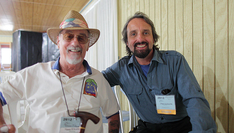 Tippy D'Auria, left, and Steve O'Meara, right