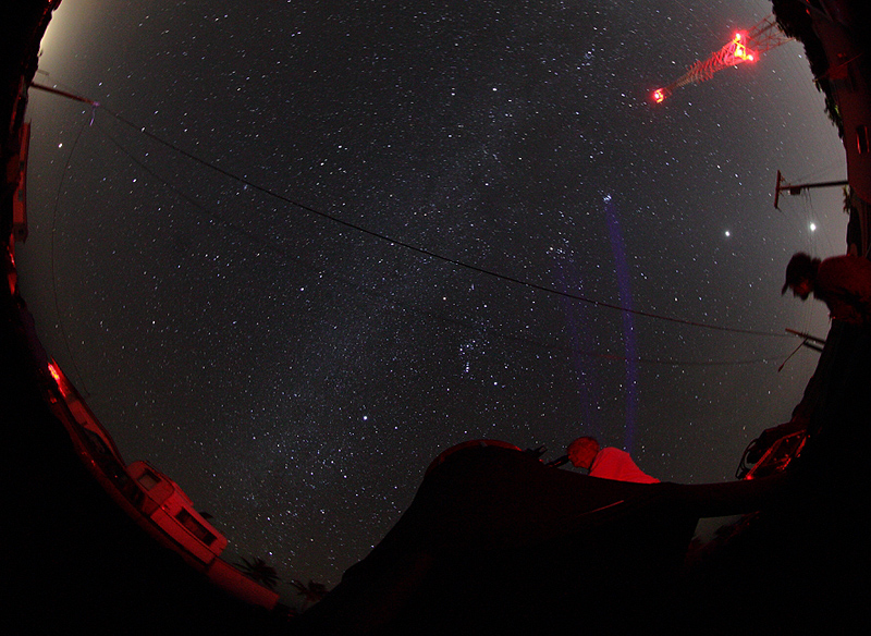 Observing and a laser pointer