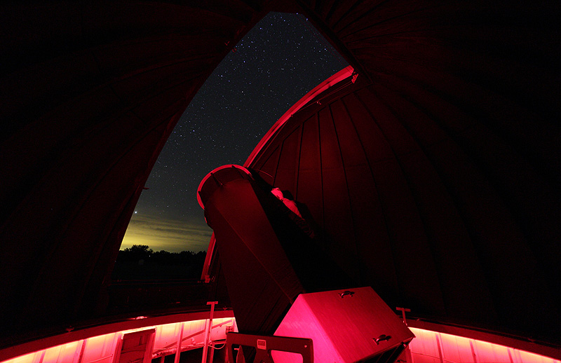 Observing in the dome with the 28"