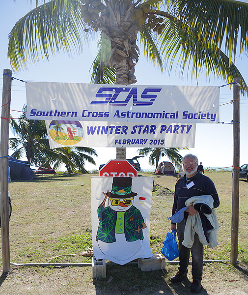 Carl Zambuto at the Winter Star Party