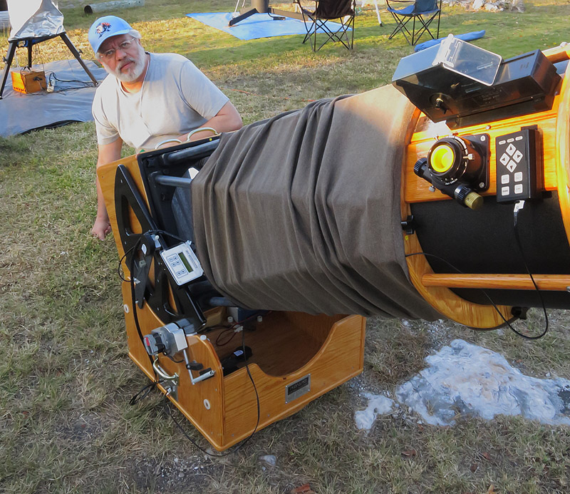 Carl checks out a Starmaster