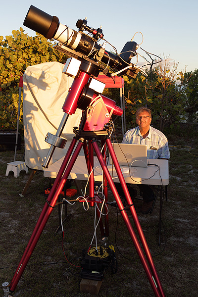 Tim Khan and one of his imaging rigs