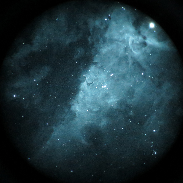 Eta Carina through the 32" telescope with nightvision