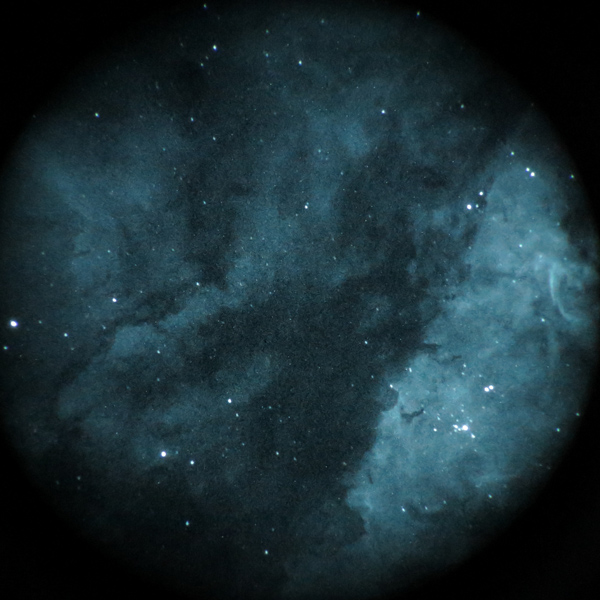 Eta Carina through the 32" telescope with nightvision