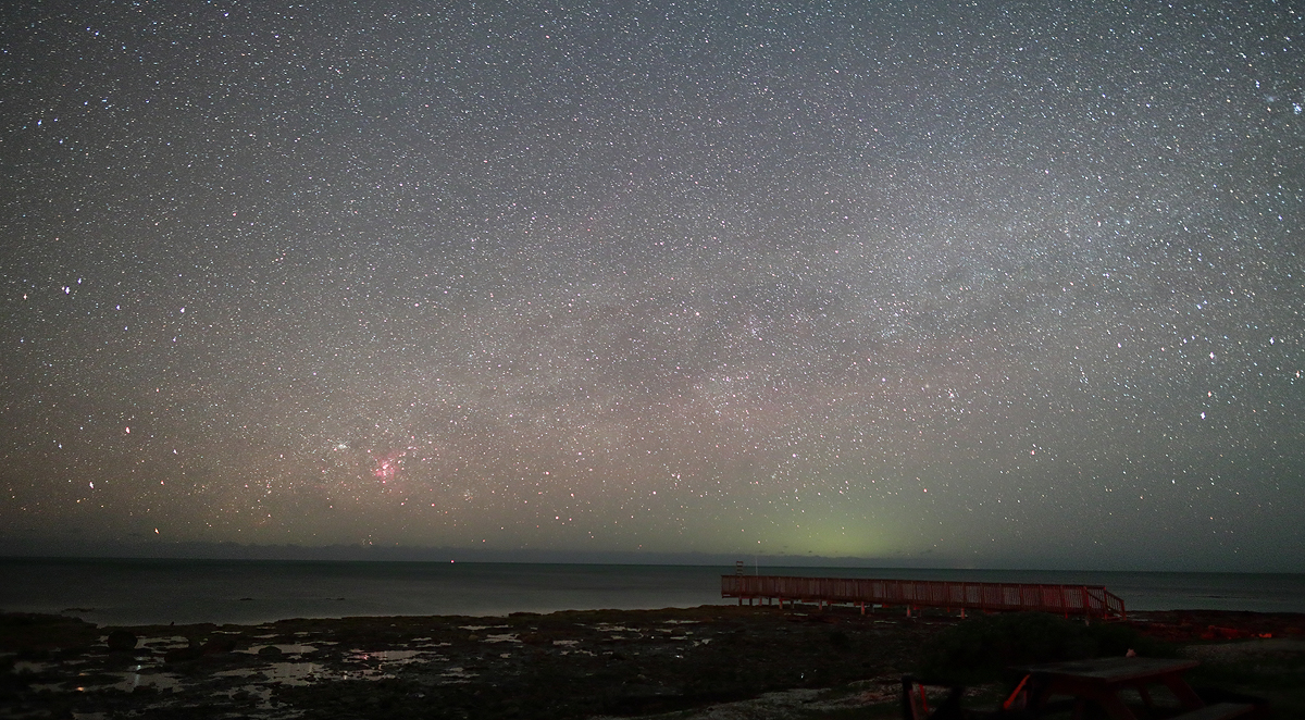 Eta Carina over the southern ocean