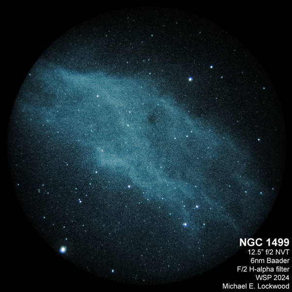 California Nebula with nightvision