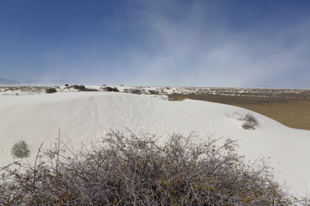 Sand dunes at White Sands