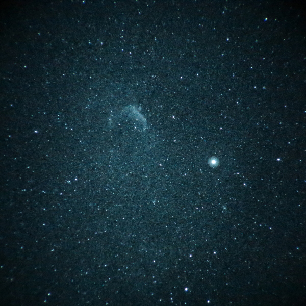 Seagull Nebula and Sirius