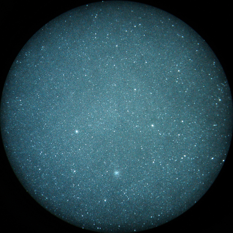 Starfield with a globular