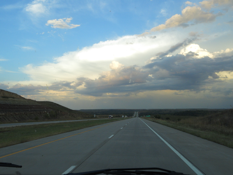 Storms form on the way home