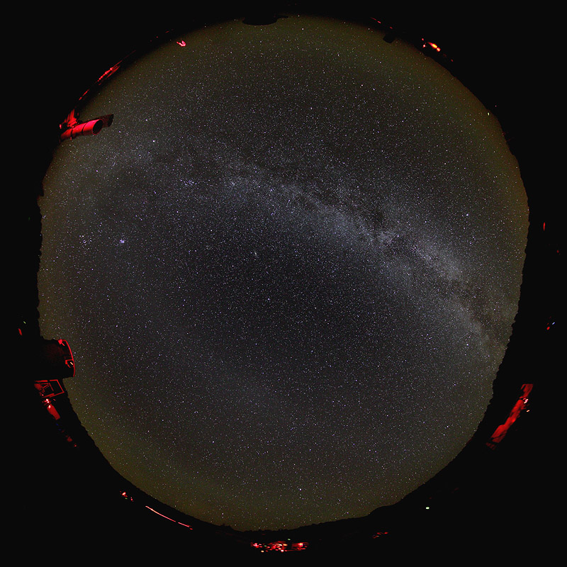 All-sky image, Okie-Tex 2014