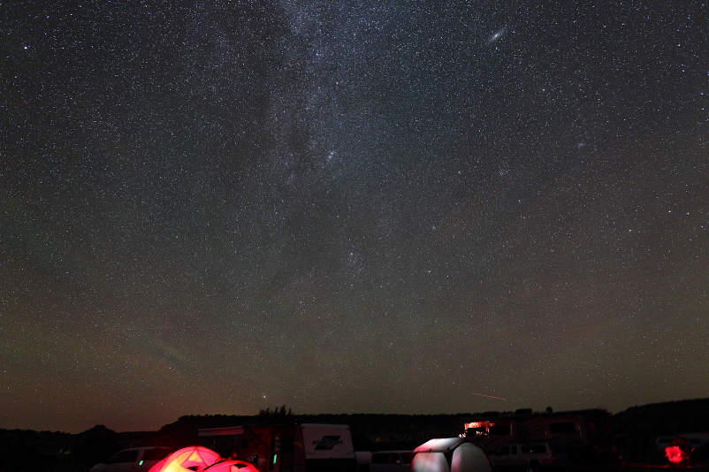 Winter Milky Way rising