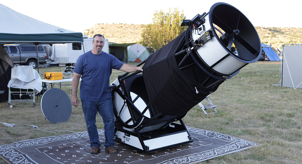 Duane with his 30" StarStructure