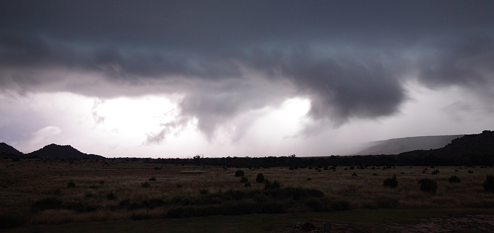 Storm arrives in Kenton, OK