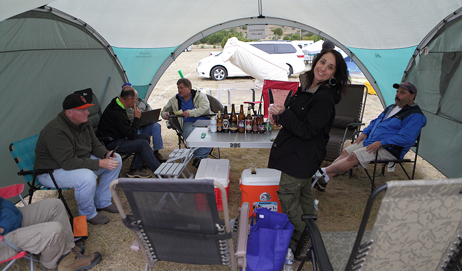 Dome tent tasting