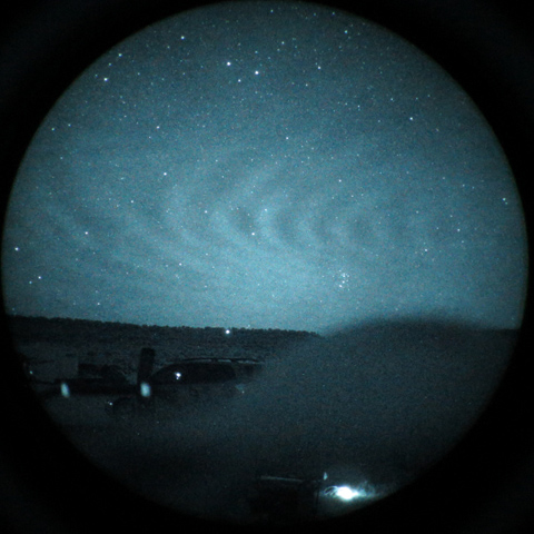 Gravity waves in nightvision