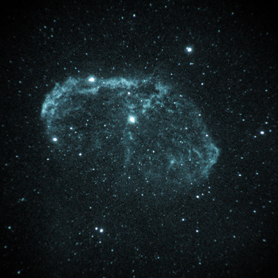 Nightvision view of NGC 6888, narrowband