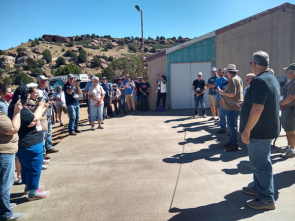 Dedicating the new building