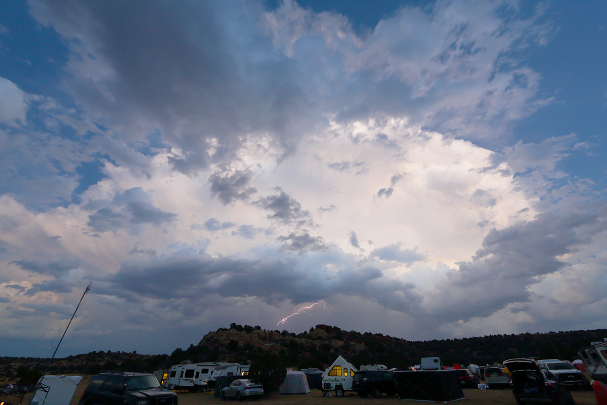 Storm clouds over western OK