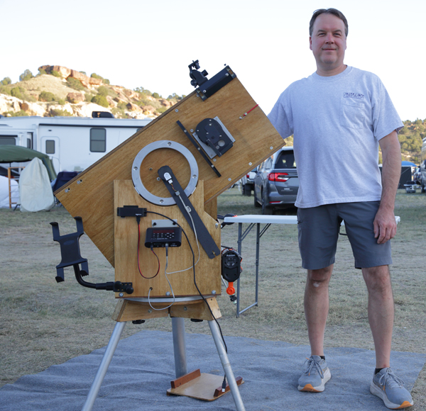 Mike and his 12.5" f/2.0 NVT