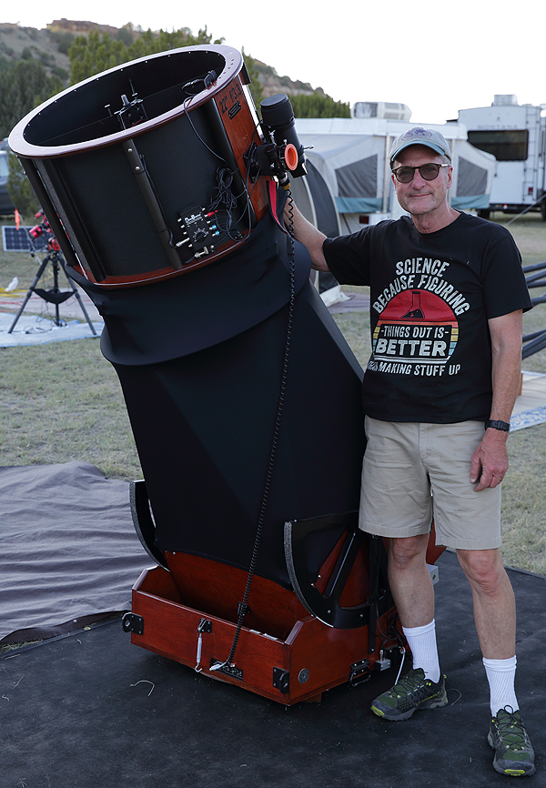 John and his 22" f/3.3