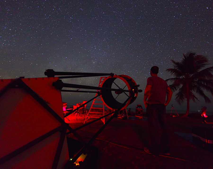 Pondering the rising summer Milky Way