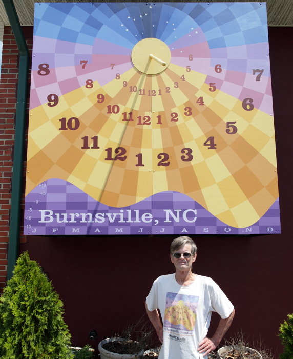 Bob and one of his sundials