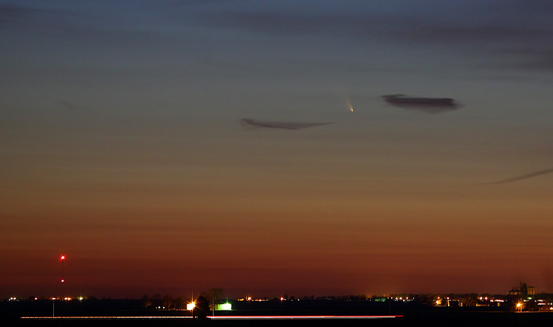 Telephoto lens shot of Pan-Starrs