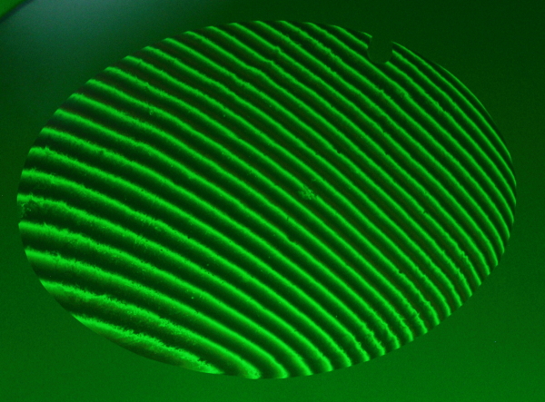 Interferogram of bad flat
