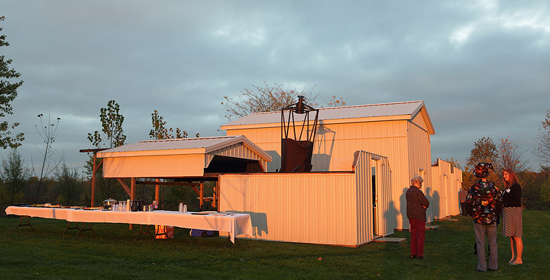 Sunset at the dedication