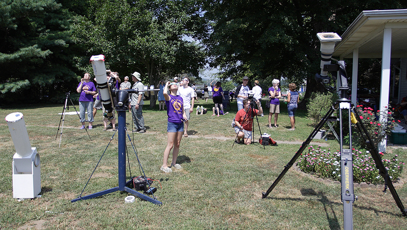 Eclipse equipment at the ready