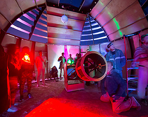 20" f/4.5 at Burning Man festival, photo by Ken Bocchino